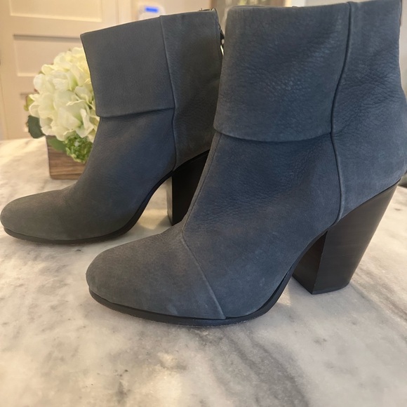 Rag & Bone Ankle Boots Grey - sz 9.5 - Picture 2 of 7